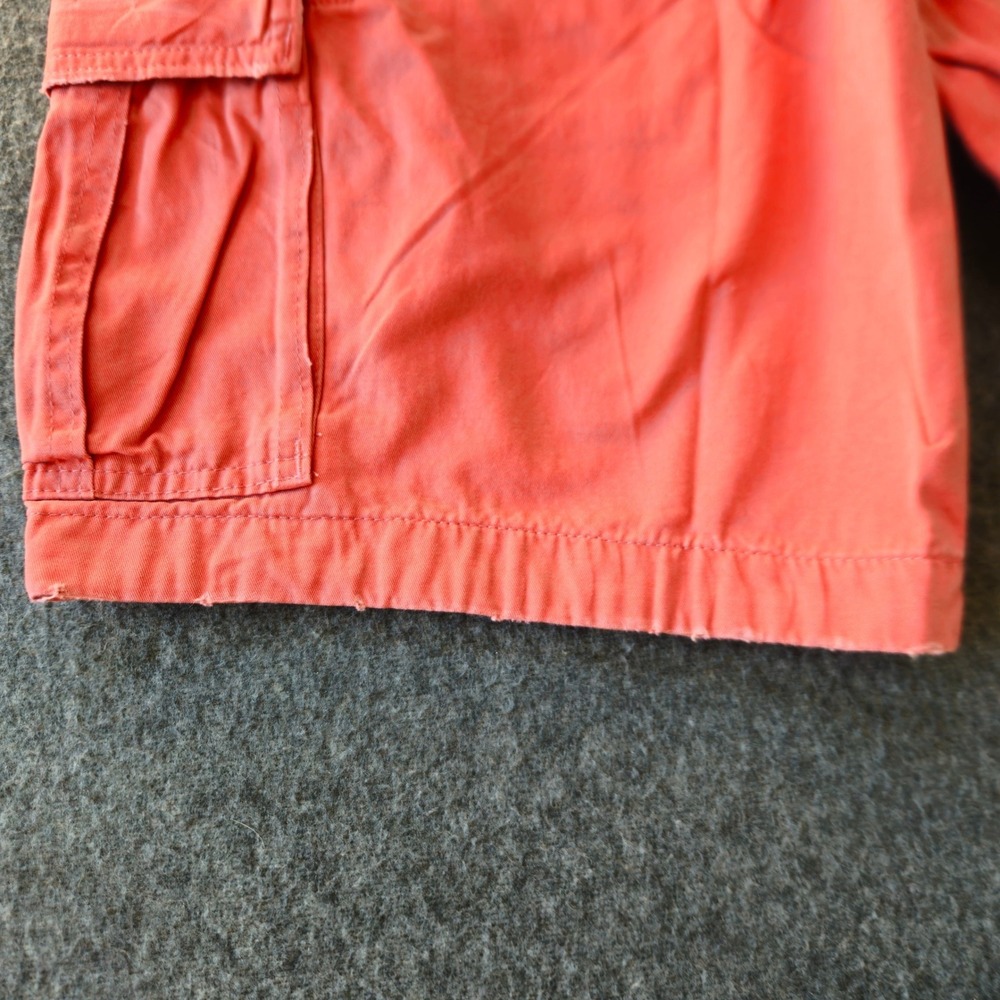 Y2K Abercrombie & Fitch Cargo Shorts Pink Sz 34 Military Utility Paratrooper NWT - Picture 13 of 14